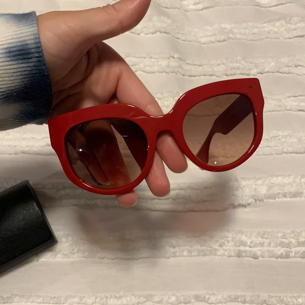 PRADA red sunglasses